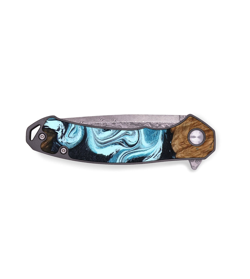 EDC Wood Pocket Knife - Leilany (Blue, 799056)
