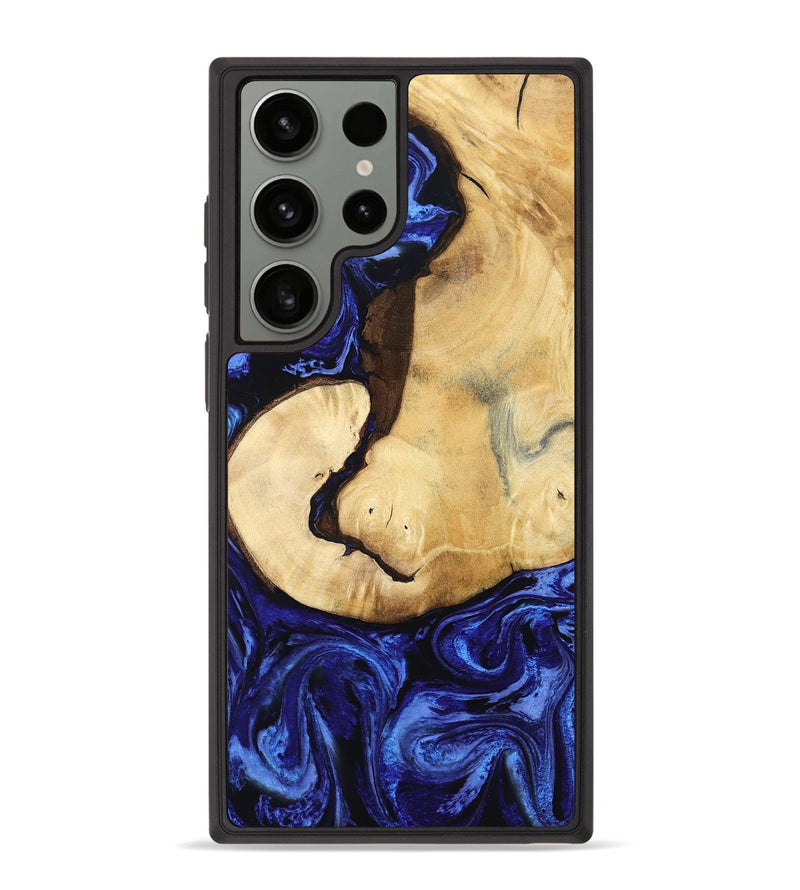 Galaxy S23 Ultra Wood Phone Case - Leilani (Blue, 799057)