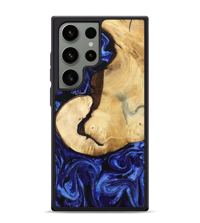 Galaxy S24 Ultra Wood Phone Case - Leilani (Blue, 799057)