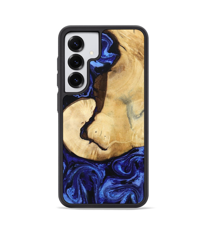 Galaxy S25 Wood Phone Case - Leilani (Blue, 799057)