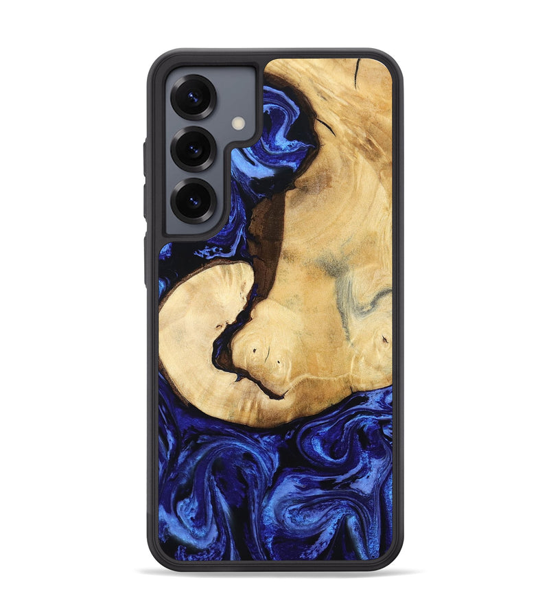 Galaxy S25 Plus Wood Phone Case - Leilani (Blue, 799057)