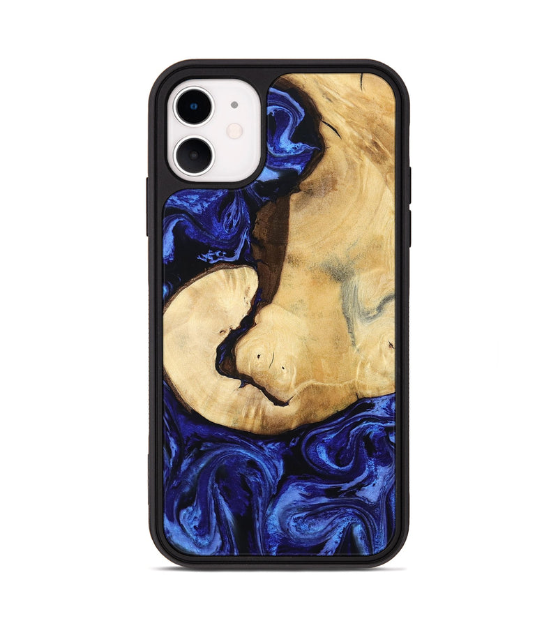 iPhone 11 Wood Phone Case - Leilani (Blue, 799057)