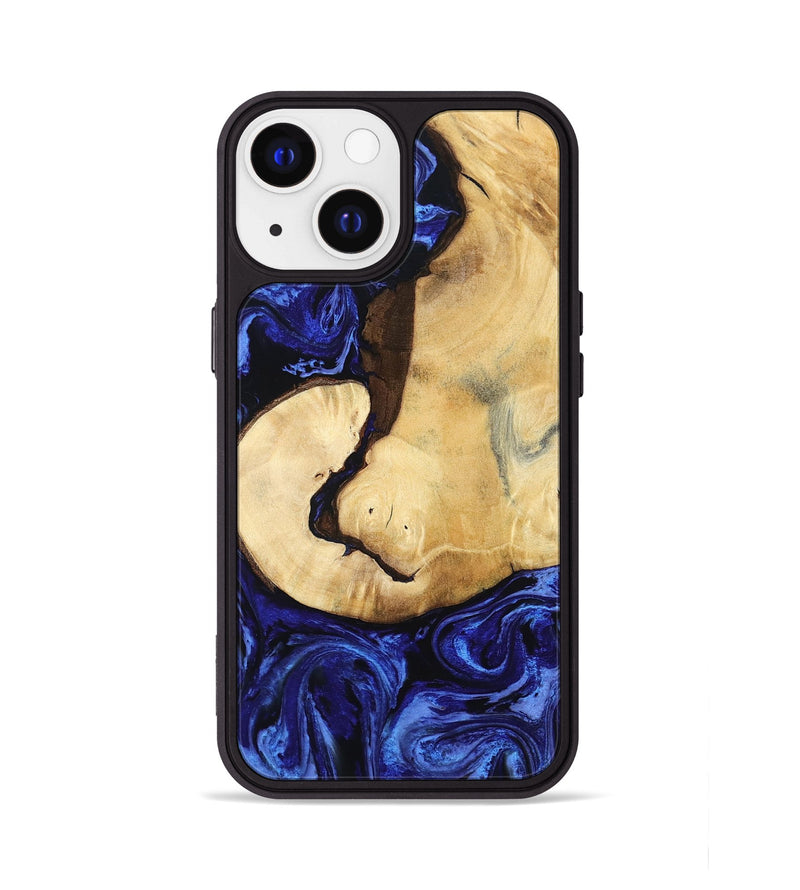 iPhone 13 Wood Phone Case - Leilani (Blue, 799057)