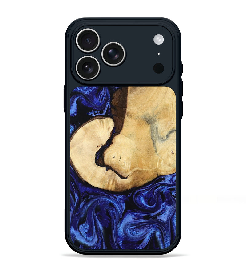 iPhone 17 Pro Max Wood Phone Case - Leilani (Blue, 799057)