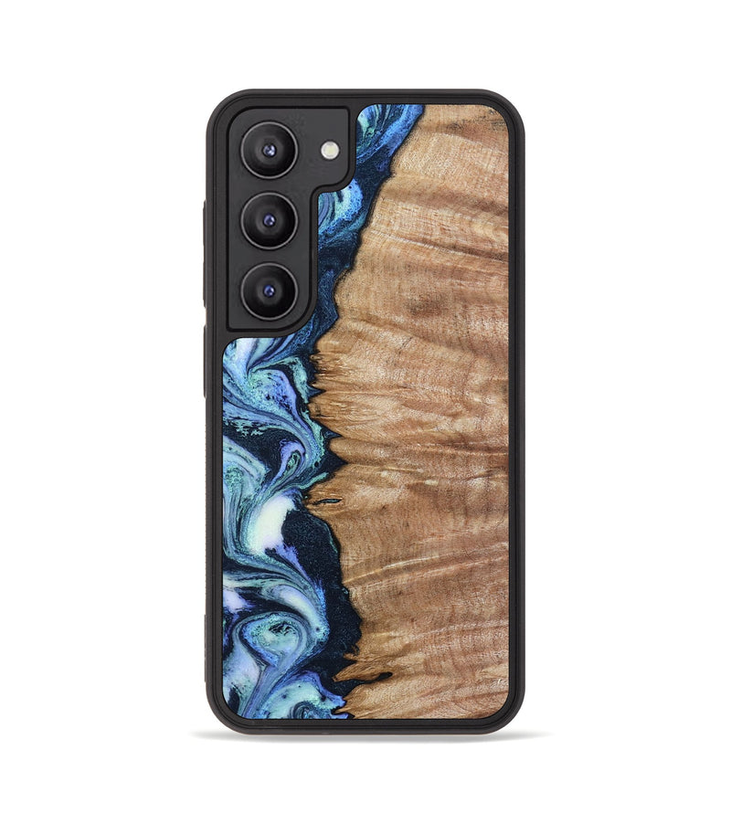 Galaxy S23 Wood Phone Case - Jayne (Blue, 799058)