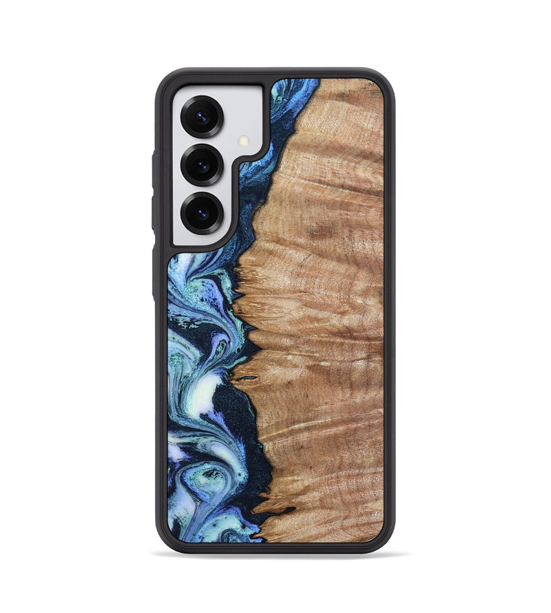 Galaxy S25 Wood Phone Case - Jayne (Blue, 799058)