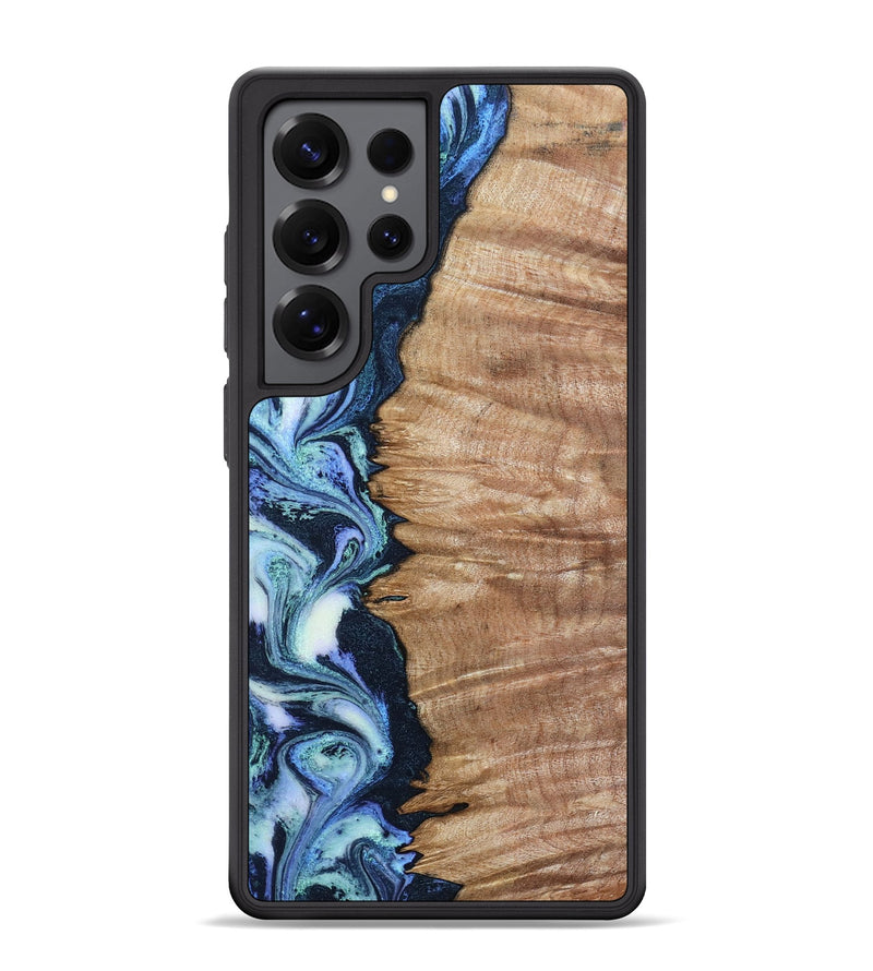 Galaxy S25 Ultra Wood Phone Case - Jayne (Blue, 799058)