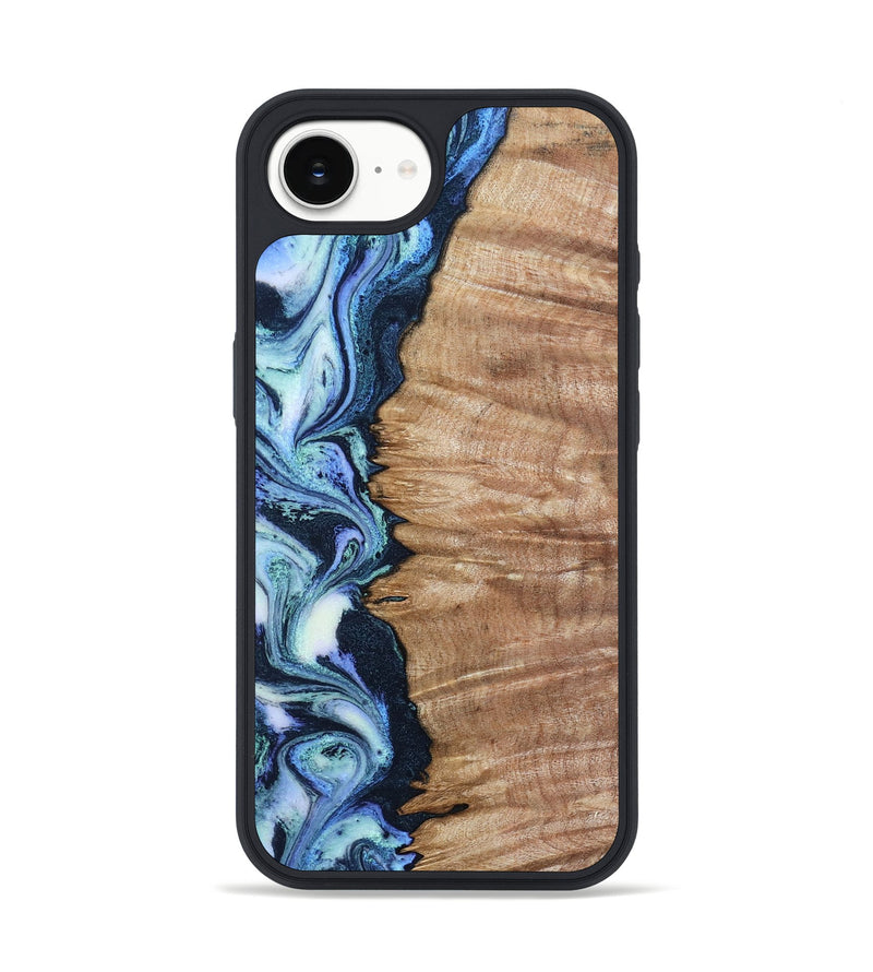 iPhone 16e Wood Phone Case - Jayne (Blue, 799058)