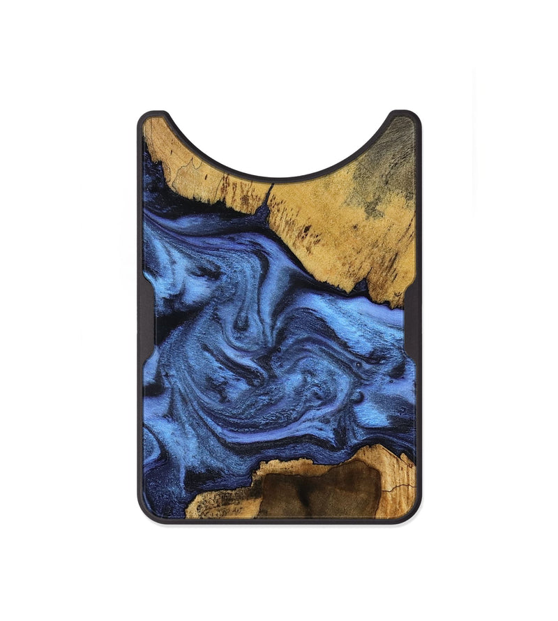 Alloy Wood Wallet - Luciana (Blue, 799059)