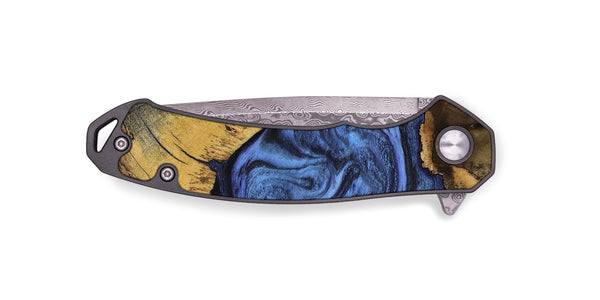 EDC Wood Pocket Knife - Luciana (Blue, 799059)