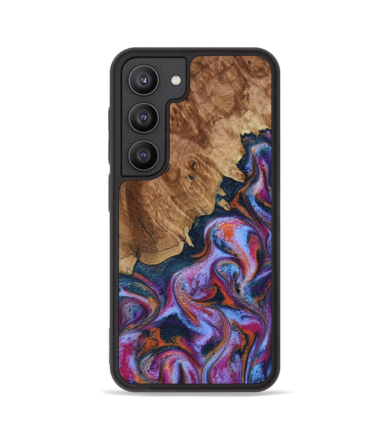 Galaxy S23 Wood Phone Case - Nya (Blue, 799060)