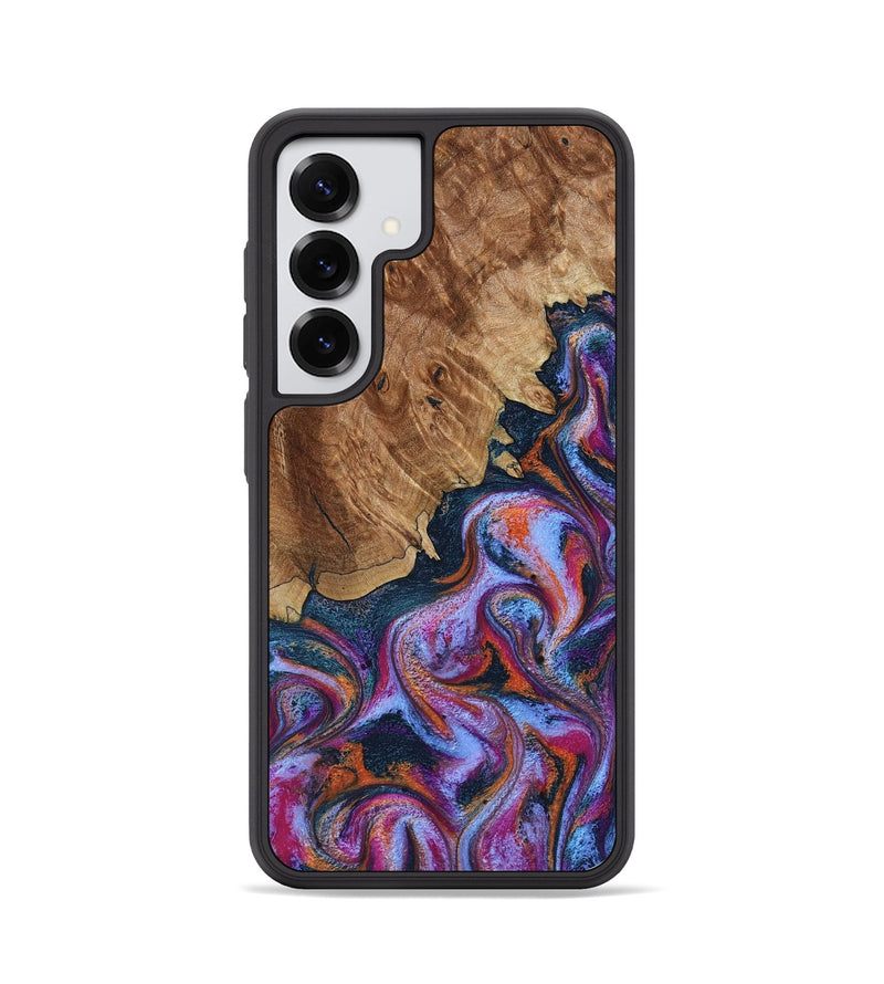 Galaxy S25 Wood Phone Case - Nya (Blue, 799060)