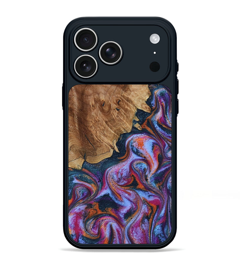 iPhone 17 Pro Max Wood Phone Case - Nya (Blue, 799060)