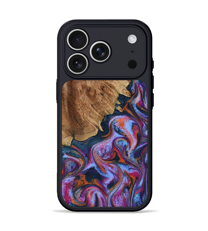 iPhone 17 Pro Wood Phone Case - Nya (Blue, 799060)