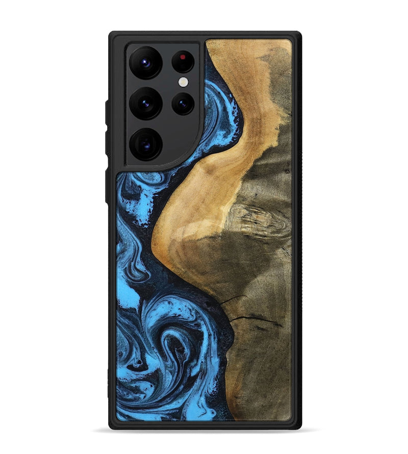 Galaxy S22 Ultra Wood Phone Case - Kora (Blue, 799062)
