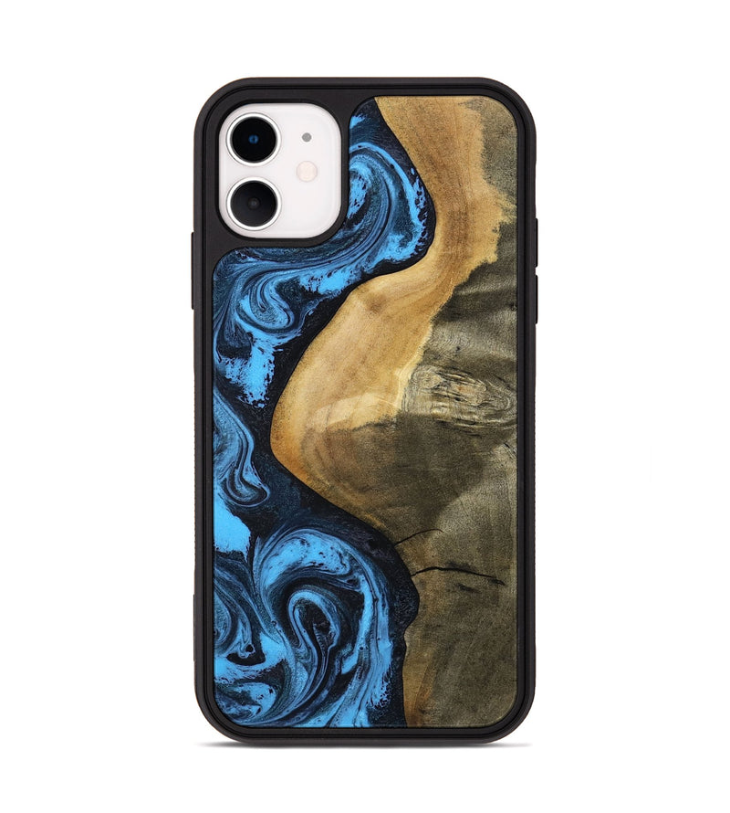 iPhone 11 Wood Phone Case - Kora (Blue, 799062)