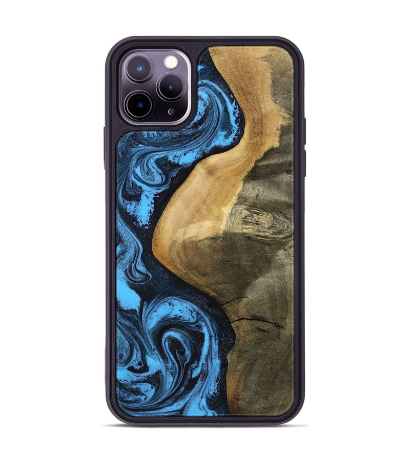 iPhone 11 Pro Max Wood Phone Case - Kora (Blue, 799062)