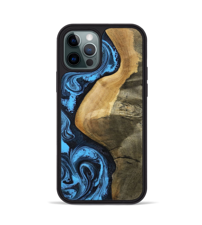 iPhone 12 Pro Wood Phone Case - Kora (Blue, 799062)
