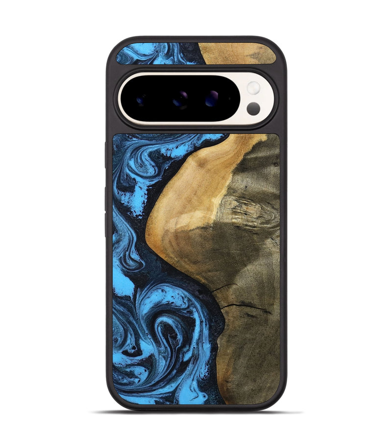 Pixel 9 Pro Wood Phone Case - Kora (Blue, 799062)