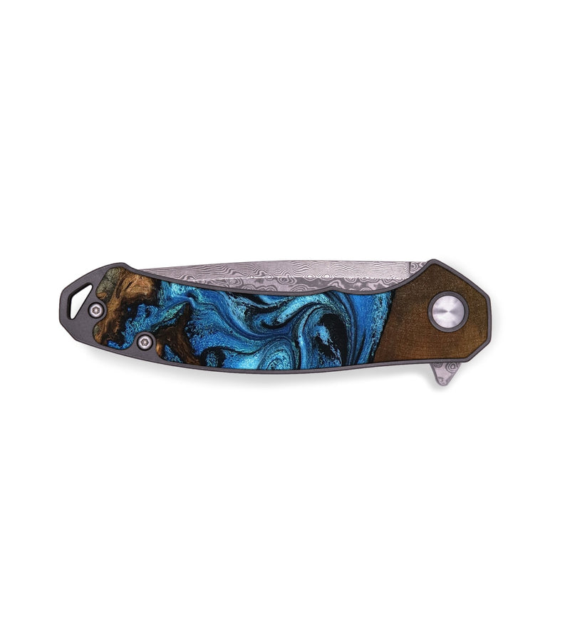 EDC Wood Pocket Knife - Emir (Blue, 799063)