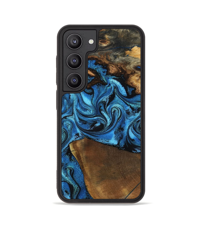 Galaxy S23 Wood Phone Case - Emir (Blue, 799063)