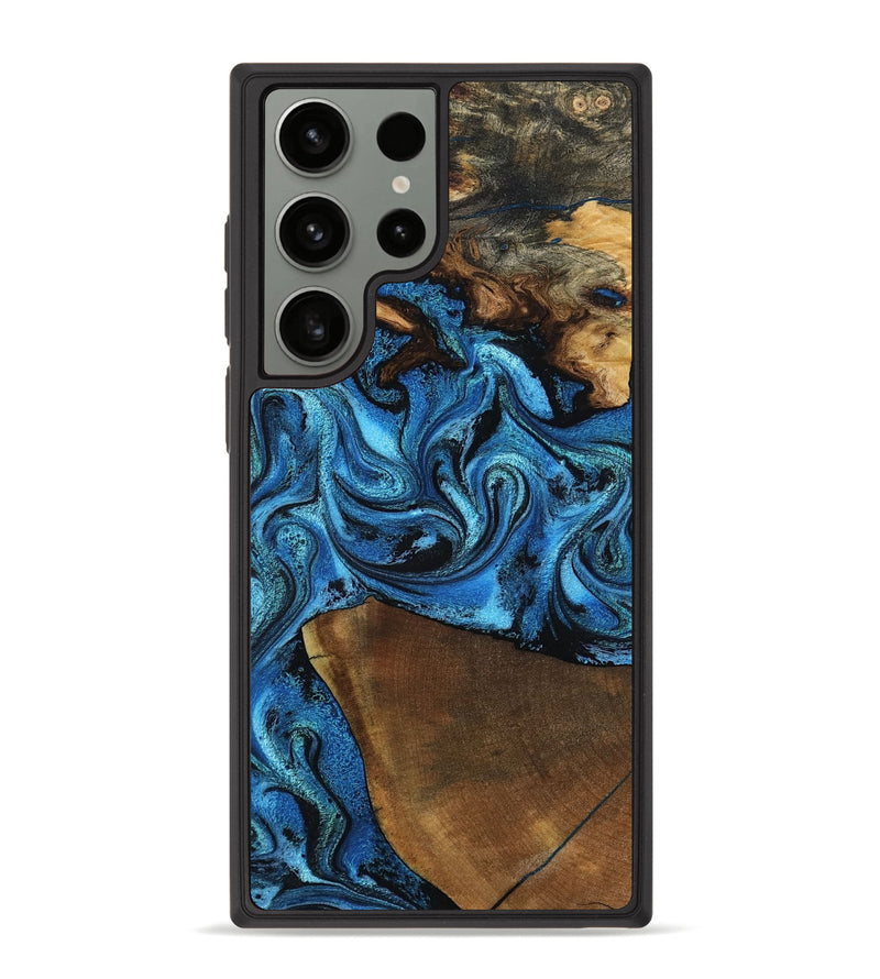 Galaxy S23 Ultra Wood Phone Case - Emir (Blue, 799063)
