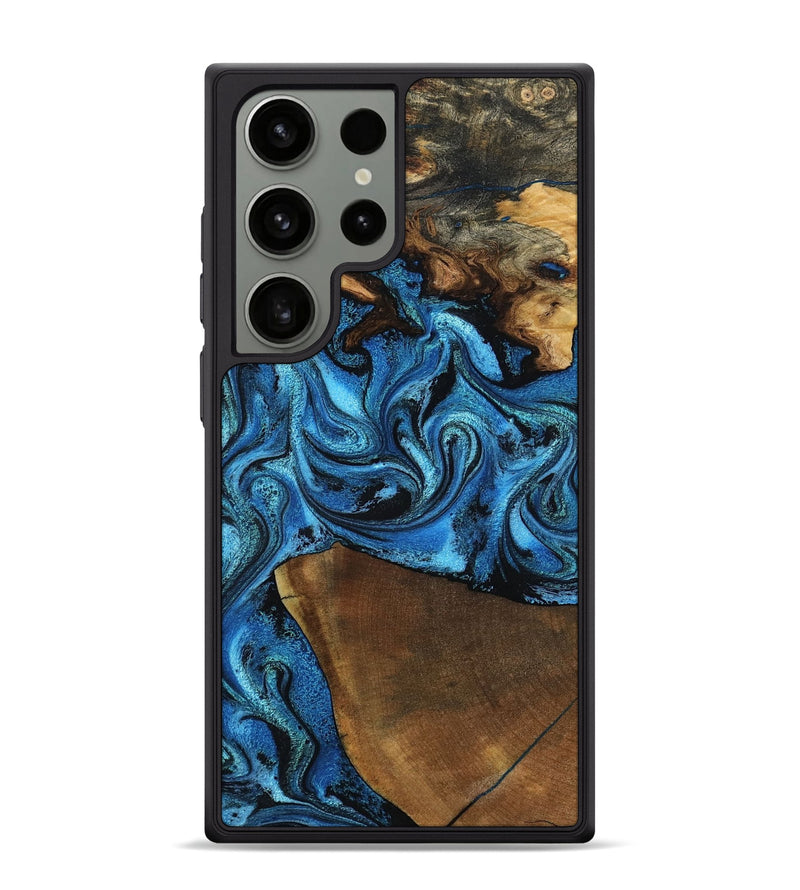 Galaxy S24 Ultra Wood Phone Case - Emir (Blue, 799063)