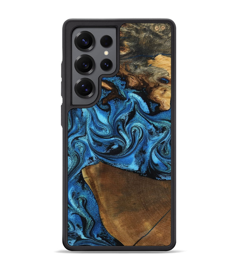 Galaxy S25 Ultra Wood Phone Case - Emir (Blue, 799063)