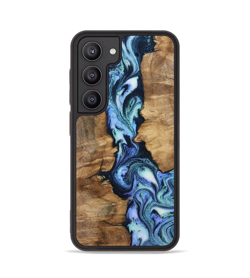 Galaxy S23 Wood Phone Case - Ramona (Blue, 799065)