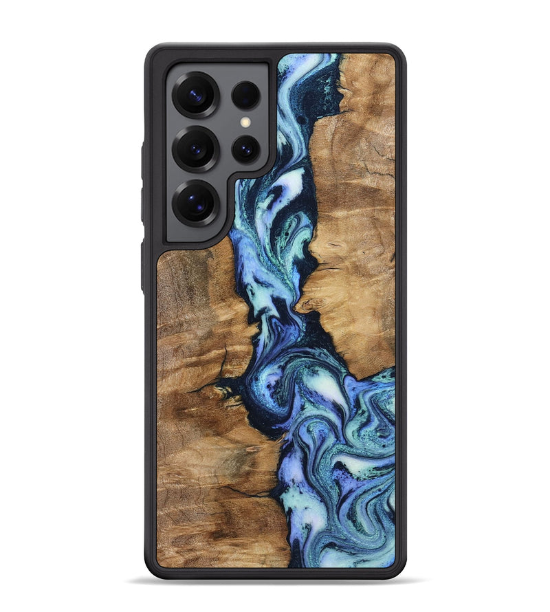 Galaxy S25 Ultra Wood Phone Case - Ramona (Blue, 799065)