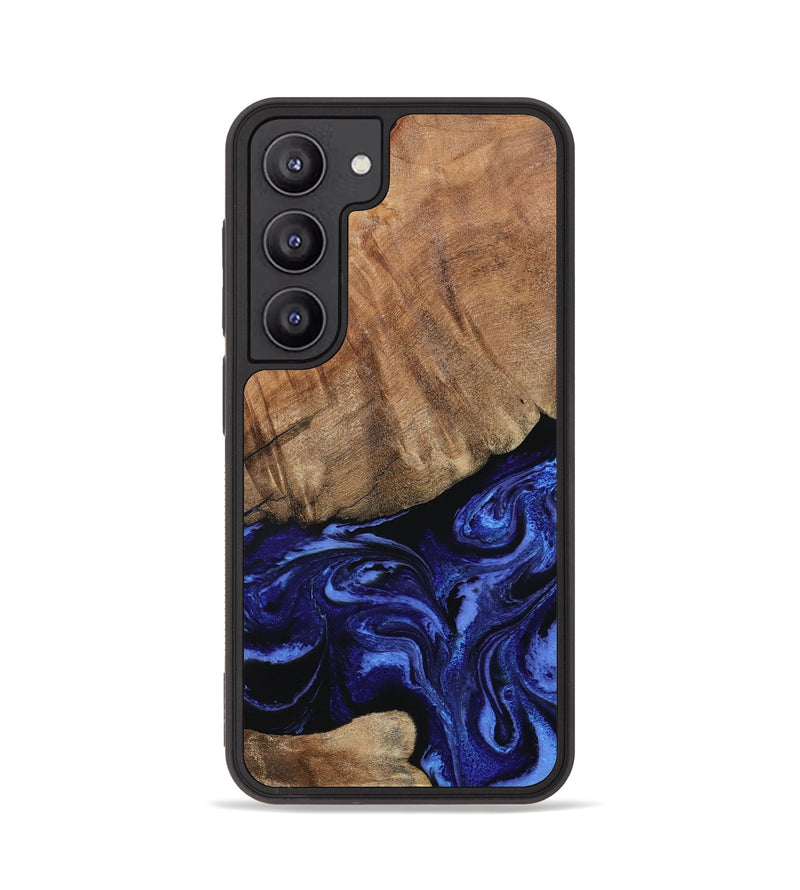 Galaxy S23 Wood Phone Case - Alex (Blue, 799066)