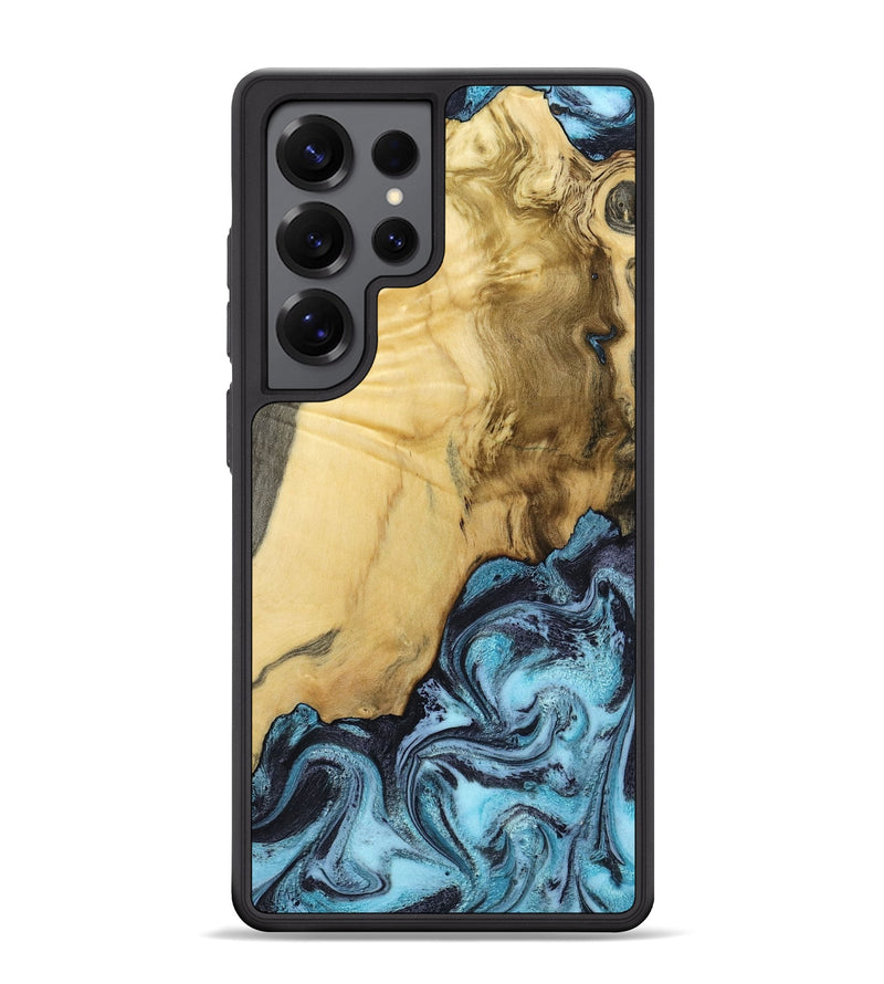 Galaxy S25 Ultra Wood Phone Case - Alayah (Blue, 799067)