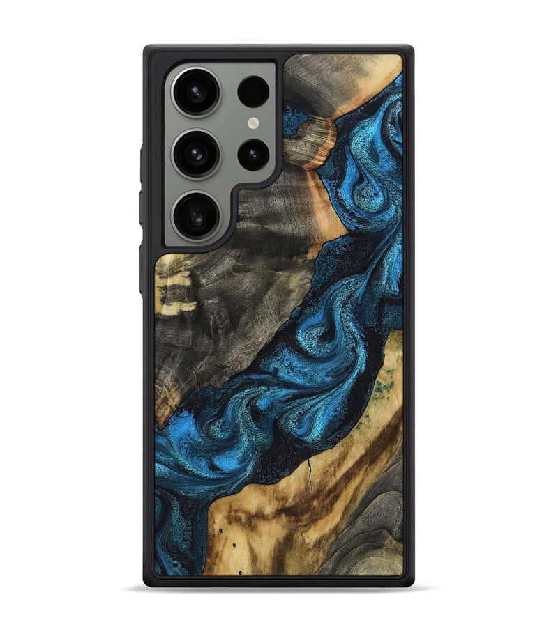 Galaxy S24 Ultra Wood Phone Case - Bambi (Blue, 799068)