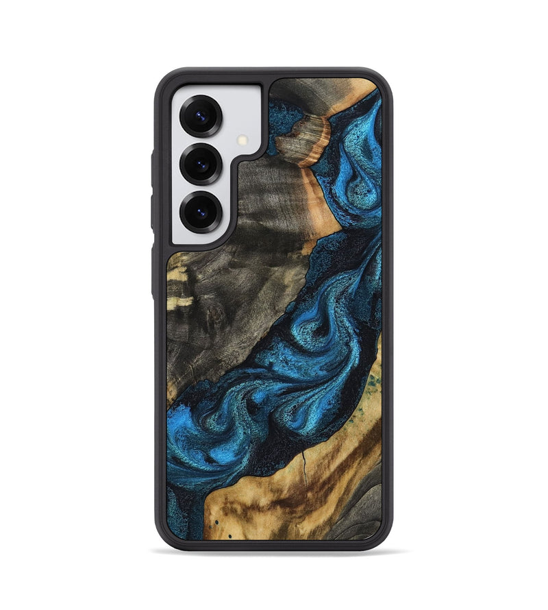Galaxy S25 Wood Phone Case - Bambi (Blue, 799068)