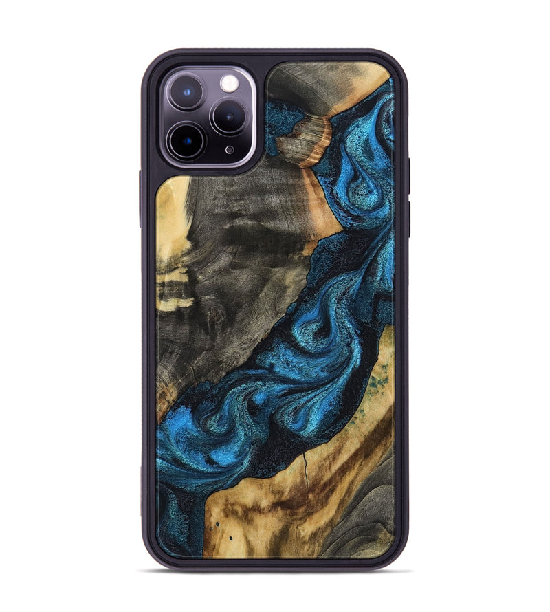 iPhone 11 Pro Max Wood Phone Case - Bambi (Blue, 799068)