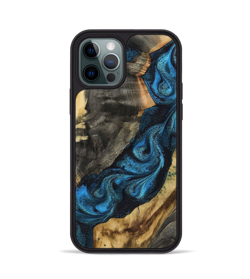 iPhone 12 Pro Wood Phone Case - Bambi (Blue, 799068)