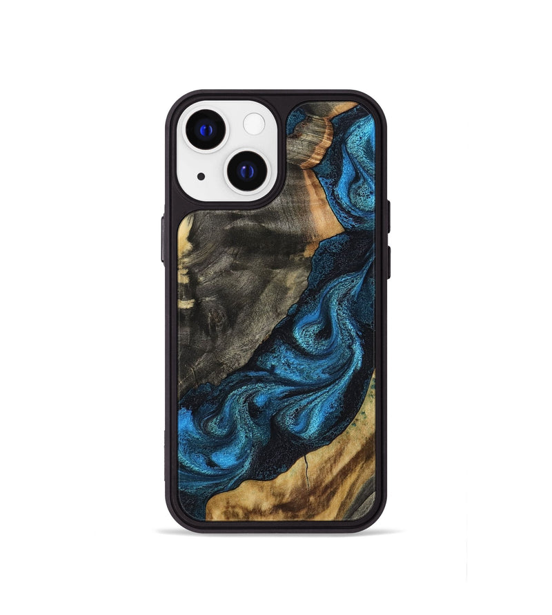 iPhone 13 mini Wood Phone Case - Bambi (Blue, 799068)