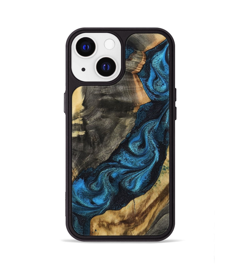 iPhone 13 Wood Phone Case - Bambi (Blue, 799068)