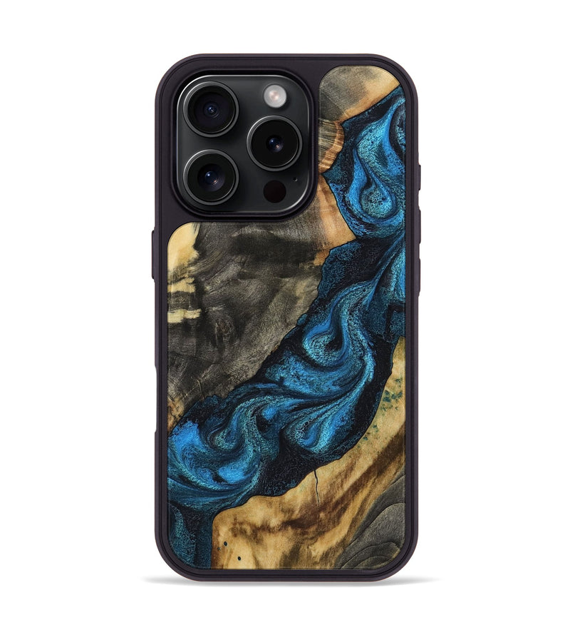 iPhone 16 Pro Wood Phone Case - Bambi (Blue, 799068)