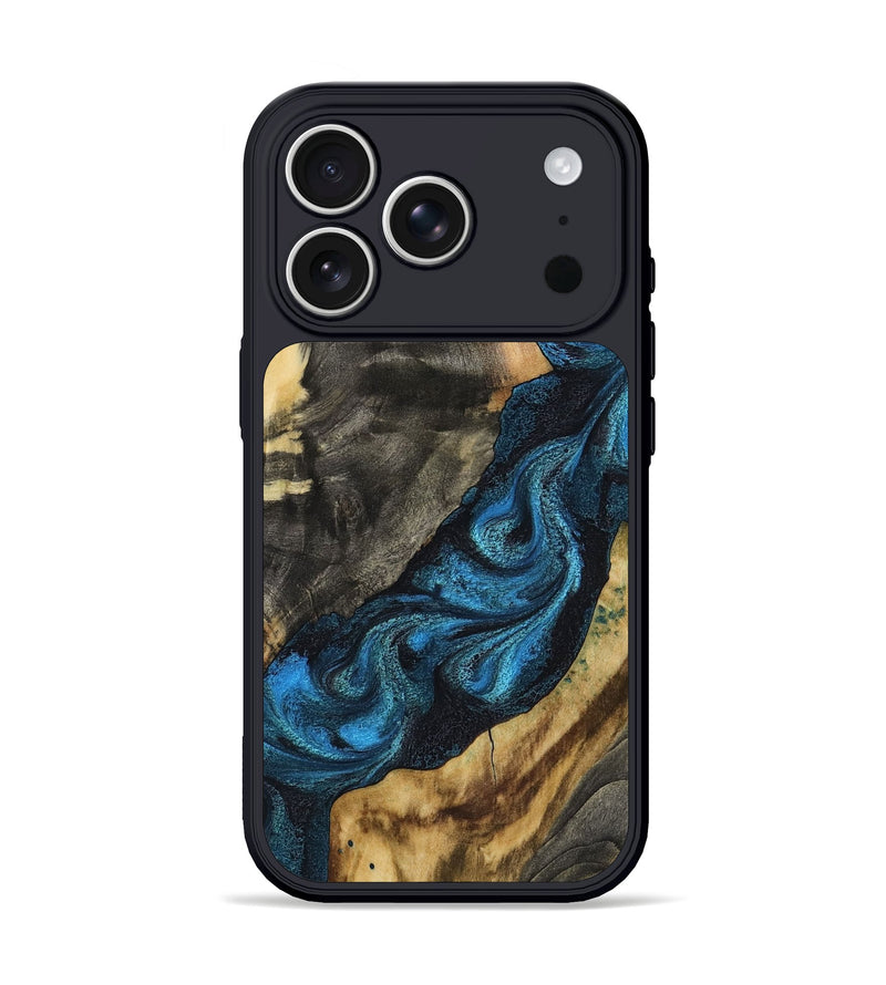iPhone 17 Pro Wood Phone Case - Bambi (Blue, 799068)