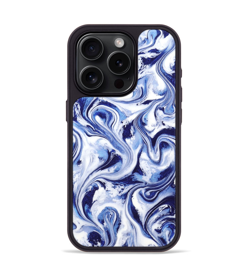 iPhone 15 Pro ResinArt Phone Case - Jayme (Blue, 799069)