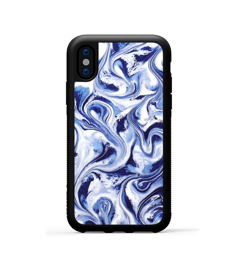 iPhone Xs ResinArt Phone Case - Jayme (Blue, 799069)