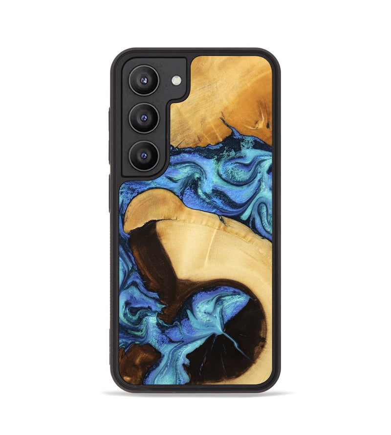 Galaxy S23 Wood Phone Case - Chantal (Blue, 799072)