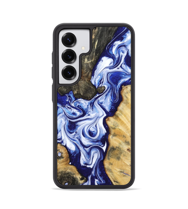 Galaxy S25 Wood Phone Case - Suzette (Blue, 799074)
