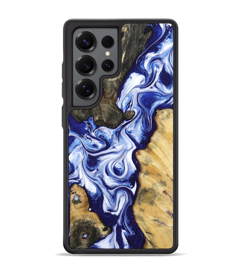 Galaxy S25 Ultra Wood Phone Case - Suzette (Blue, 799074)