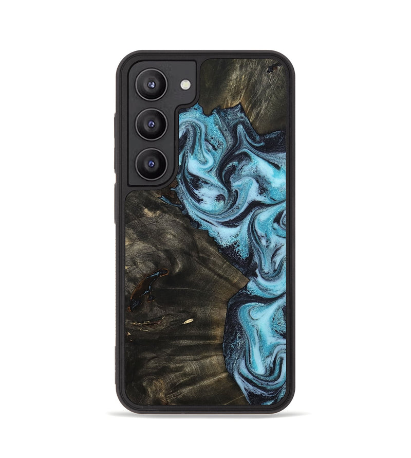 Galaxy S23 Wood Phone Case - Lindy (Blue, 799076)