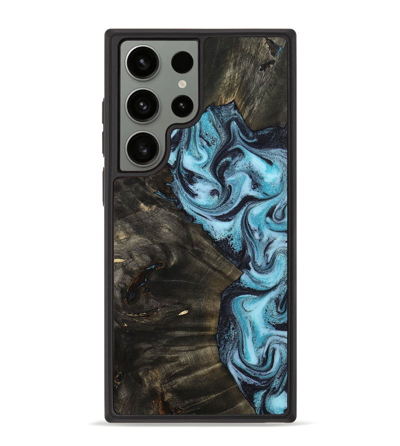 Galaxy S23 Ultra Wood Phone Case - Lindy (Blue, 799076)