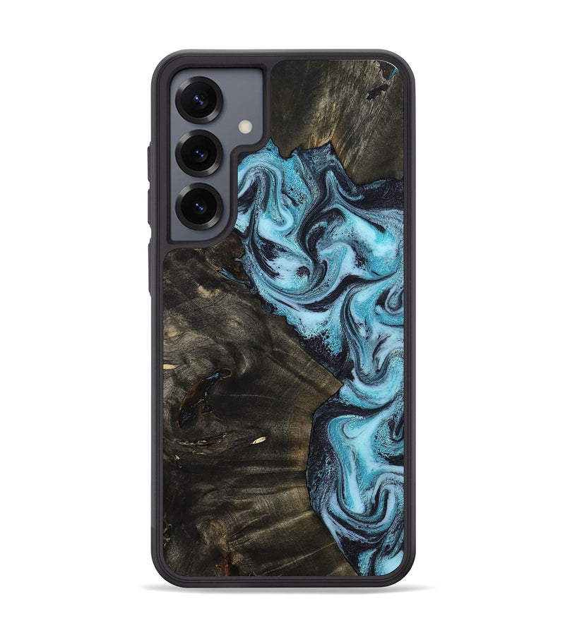 Galaxy S25 Plus Wood Phone Case - Lindy (Blue, 799076)