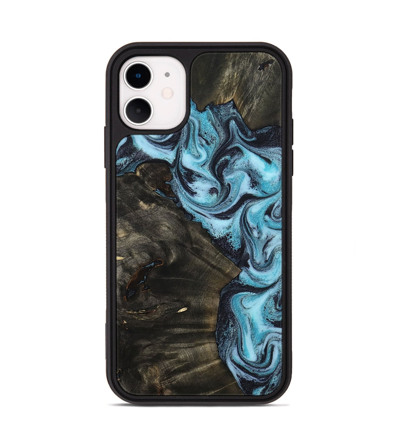 iPhone 11 Wood Phone Case - Lindy (Blue, 799076)
