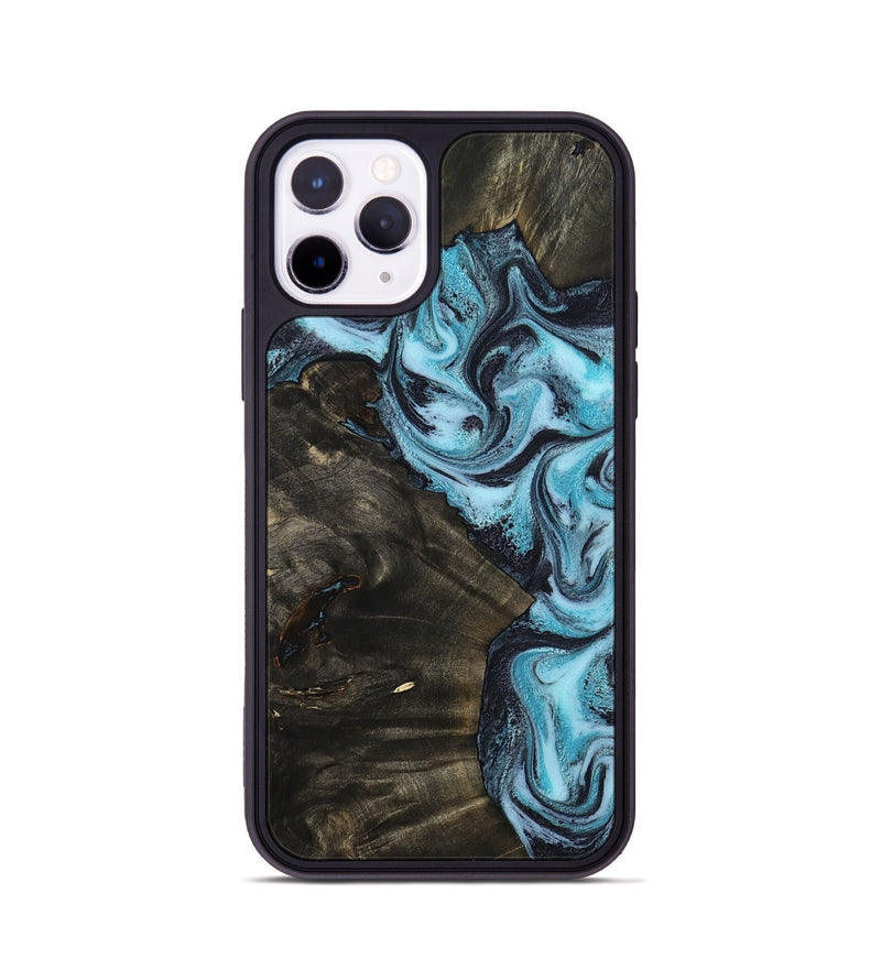 iPhone 11 Pro Wood Phone Case - Lindy (Blue, 799076)